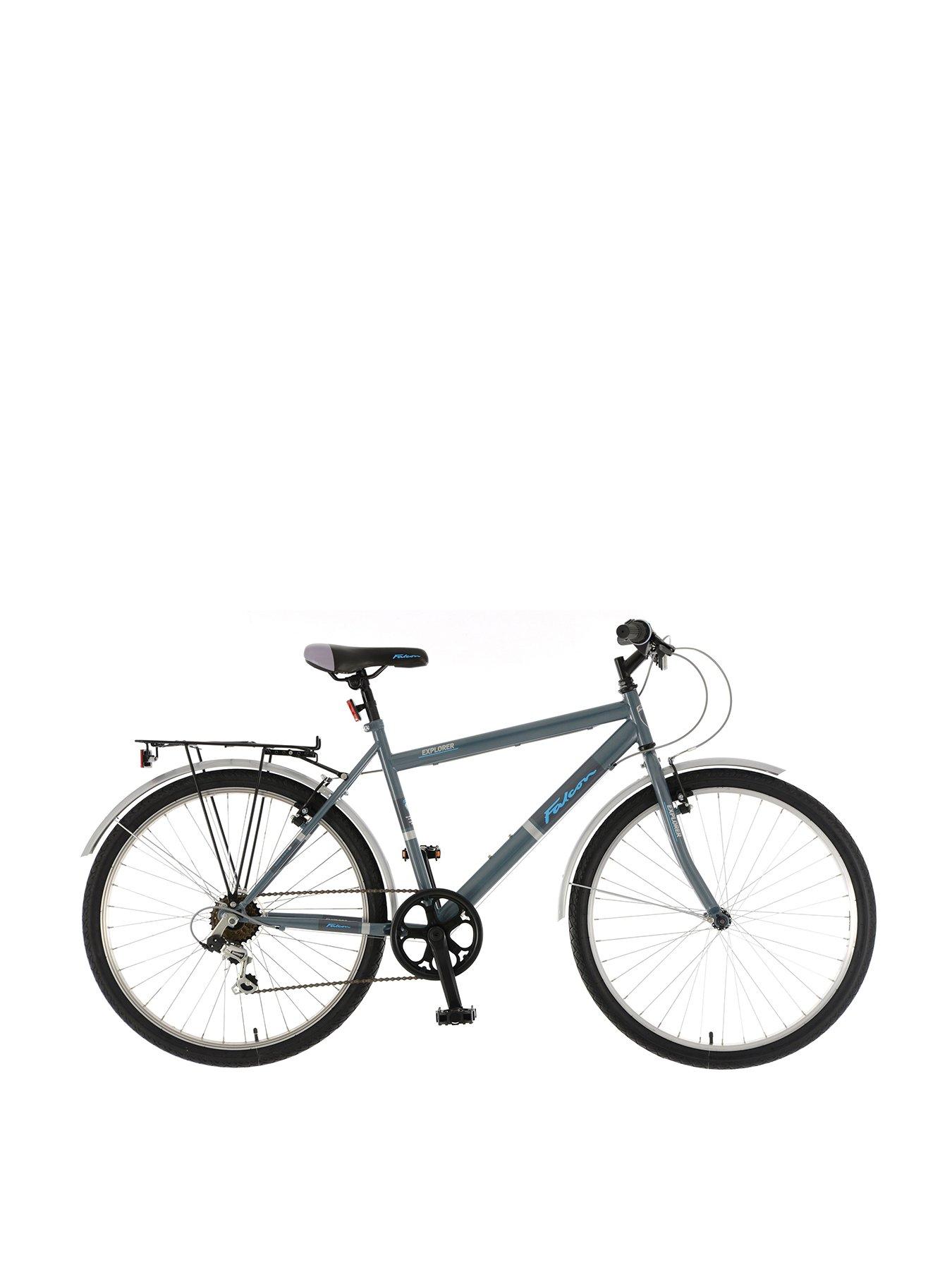 Falcon Explorer 19 Inch Frame Gents Hybrid Bike littlewoods