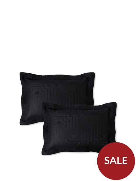 bianca-cottonsoft-satin-geo-jacquard-oxford-pillowcase-pair-black