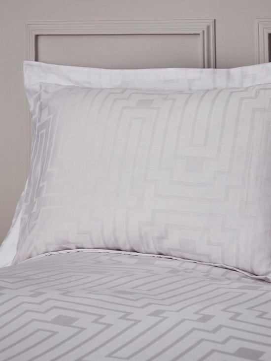 back image of bianca-satin-geo-jacquard-oxford-pillowcase-pair-white