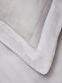  image of bianca-satin-geo-jacquard-oxford-pillowcase-pair-white