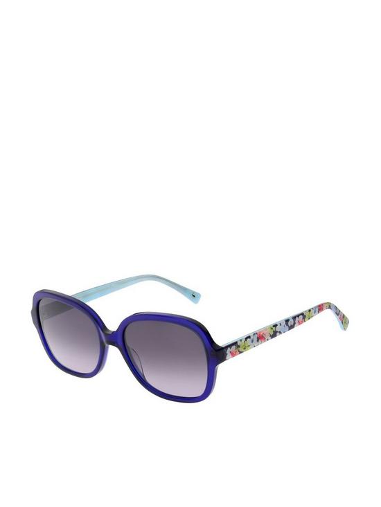 front image of joules-square-sunglasses-navy