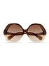  image of vivienne-westwood-oversized-sunglasses-brown