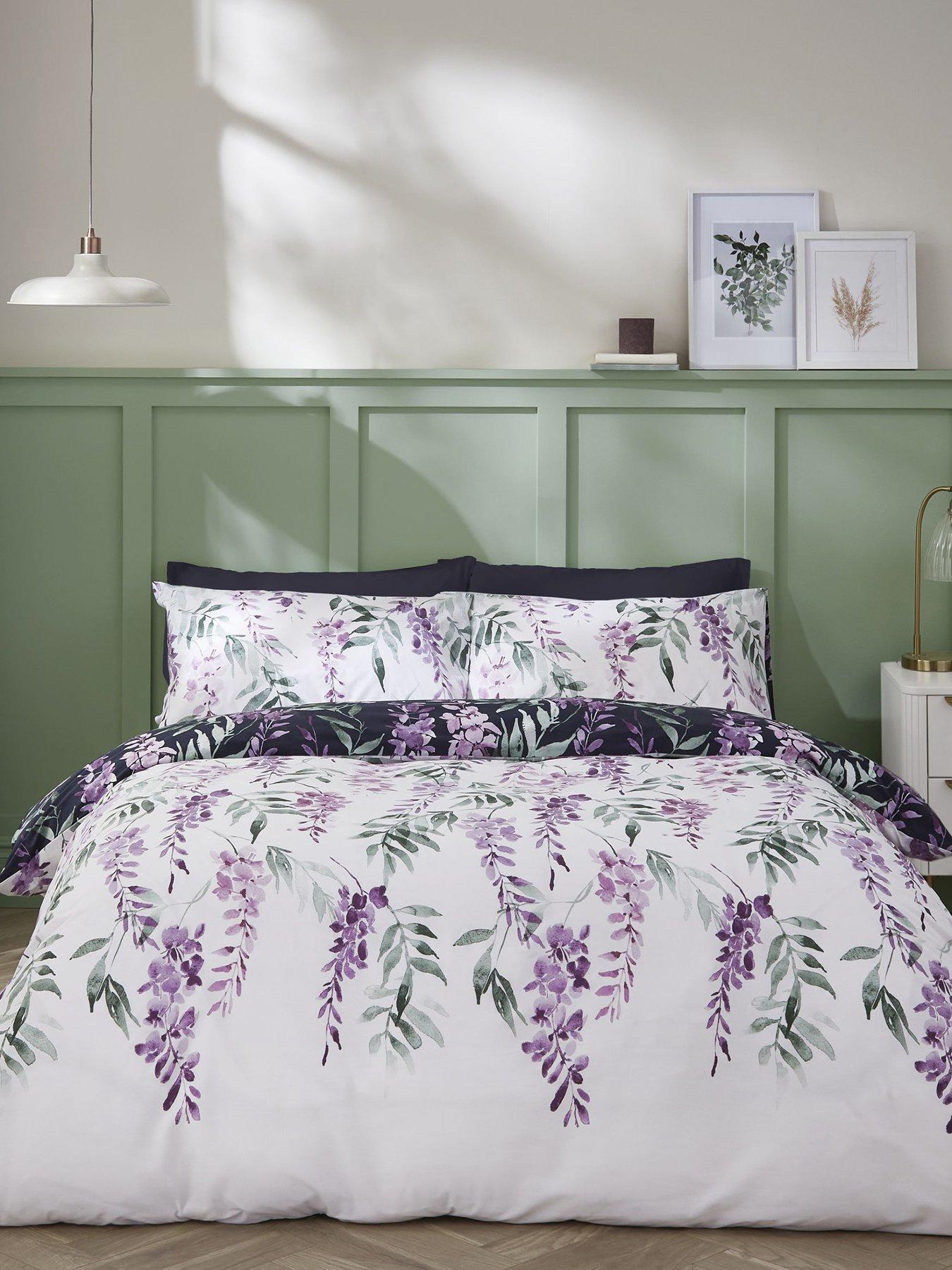undefined Wisteria Duvet Cover Set - White