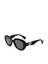  image of vivienne-westwood-round-sunglasses-black