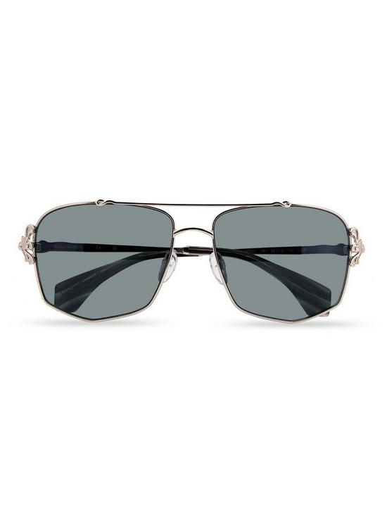 stillFront image of vivienne-westwood-pilot-sunglasses-gold