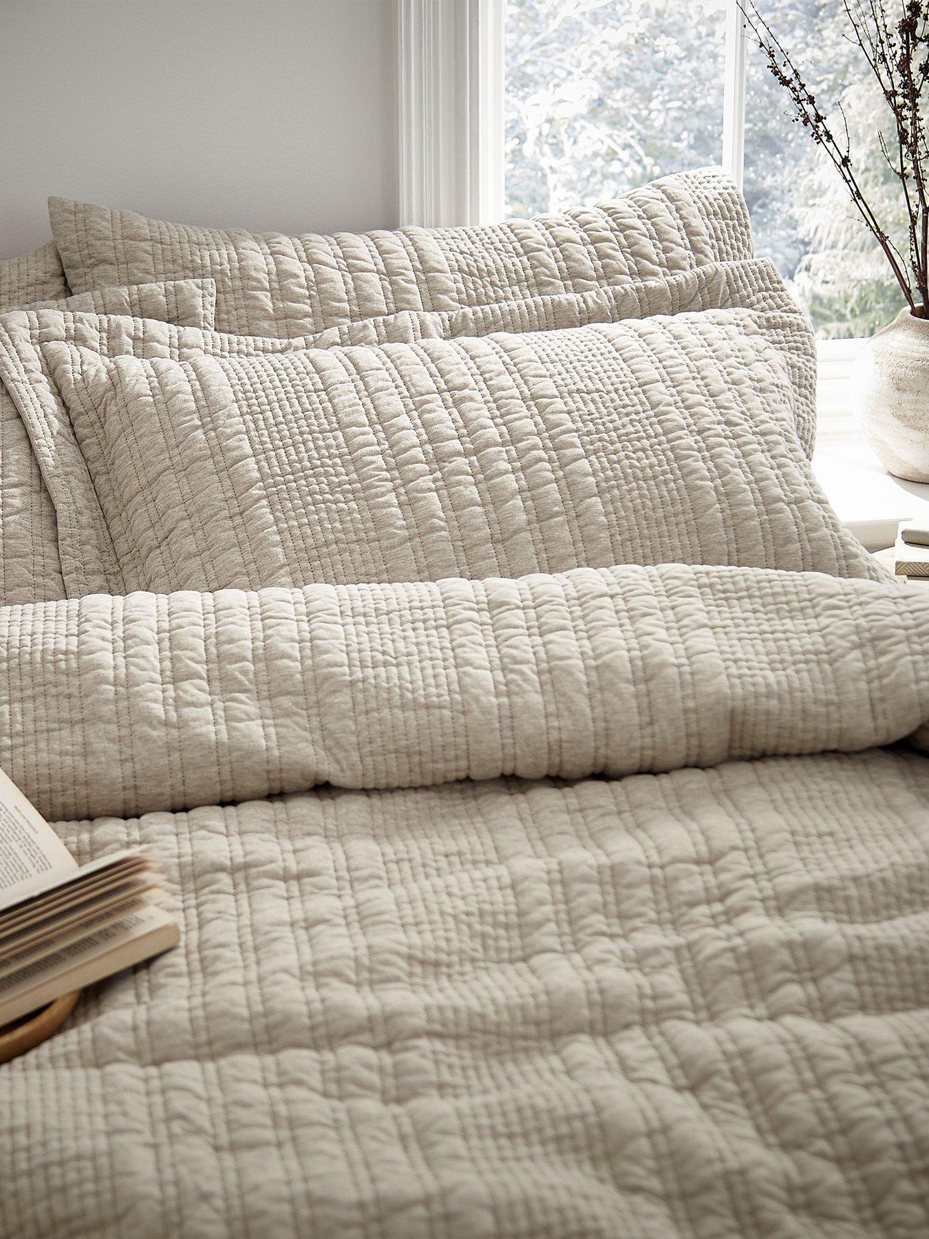 Image 6 of 7 of Pineapple Elephant Tamba Jersey Stripe Duvet Cover Set in Natural