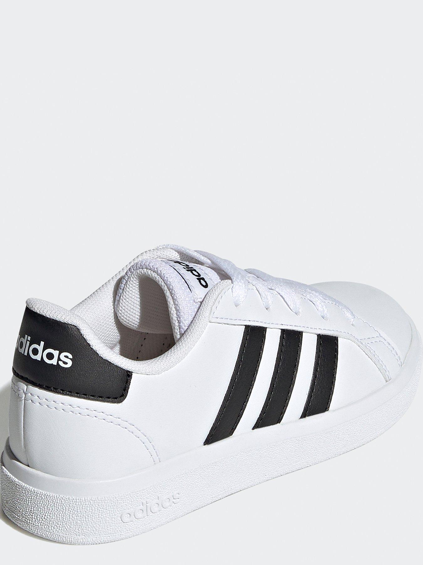  image of adidas-sportswear-kids-unisex-grand-court-20-trainers-whiteblack