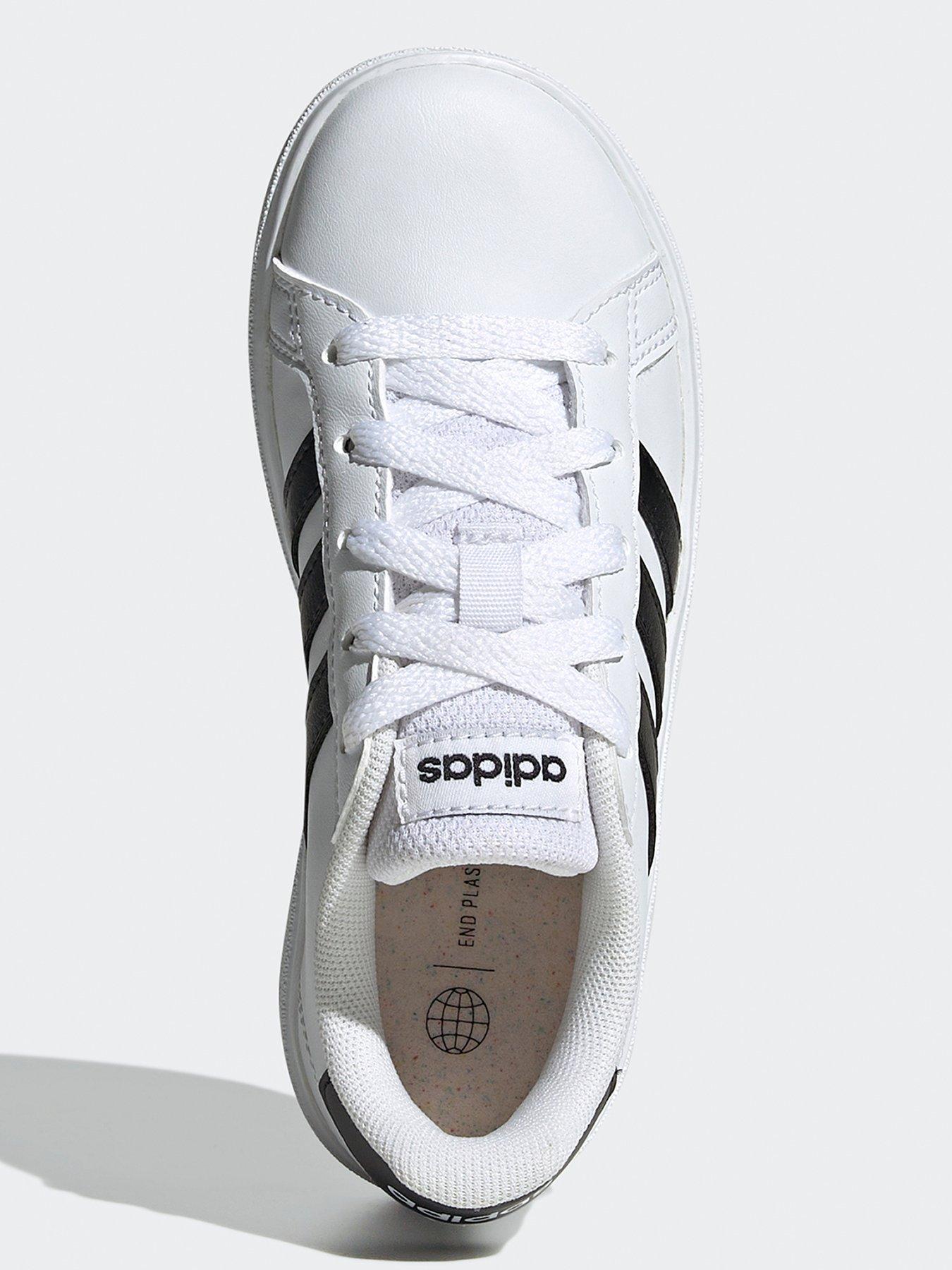  image of adidas-sportswear-kids-unisex-grand-court-20-trainers-whiteblack
