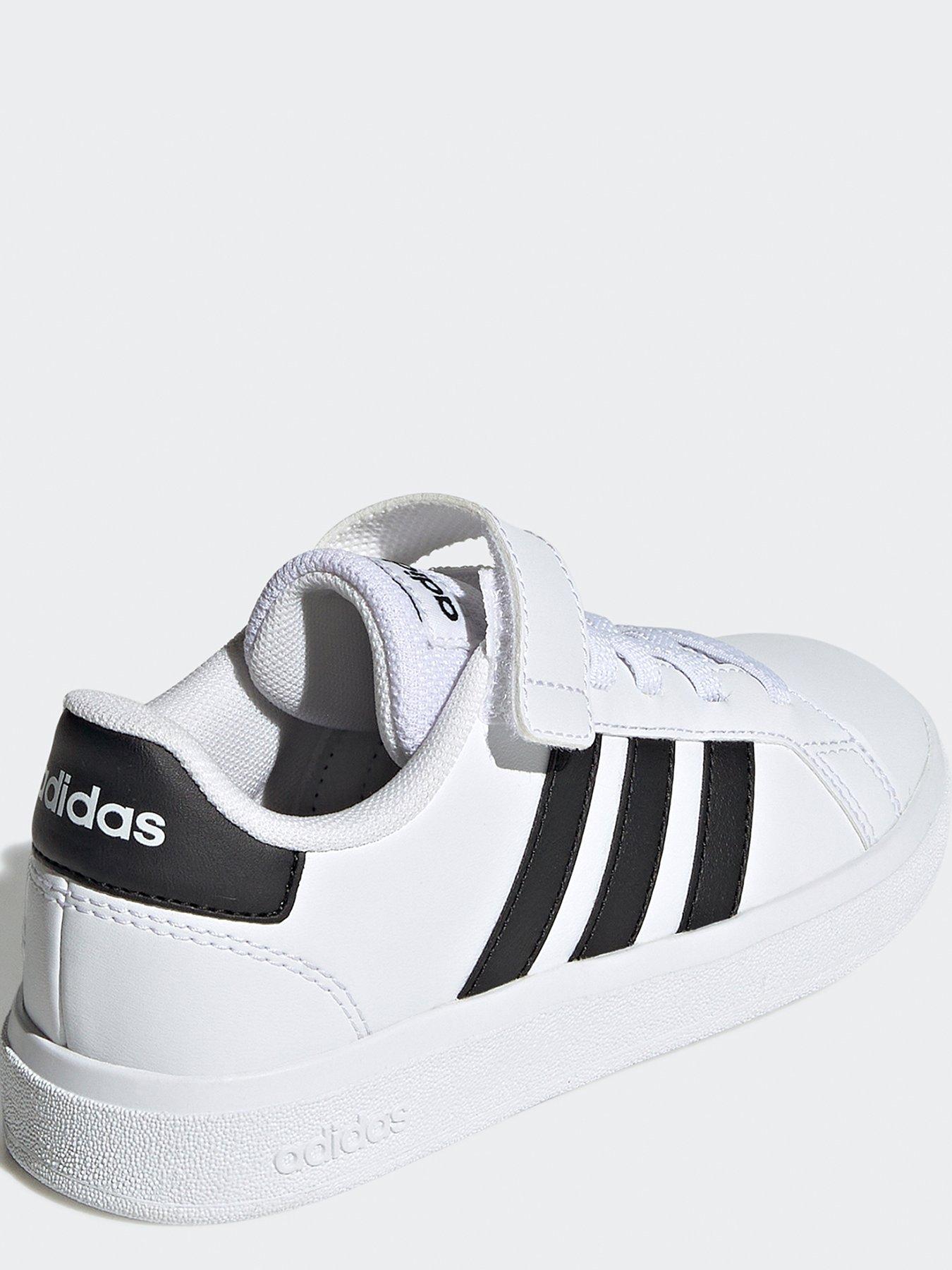 Adidas trainers junior white sale