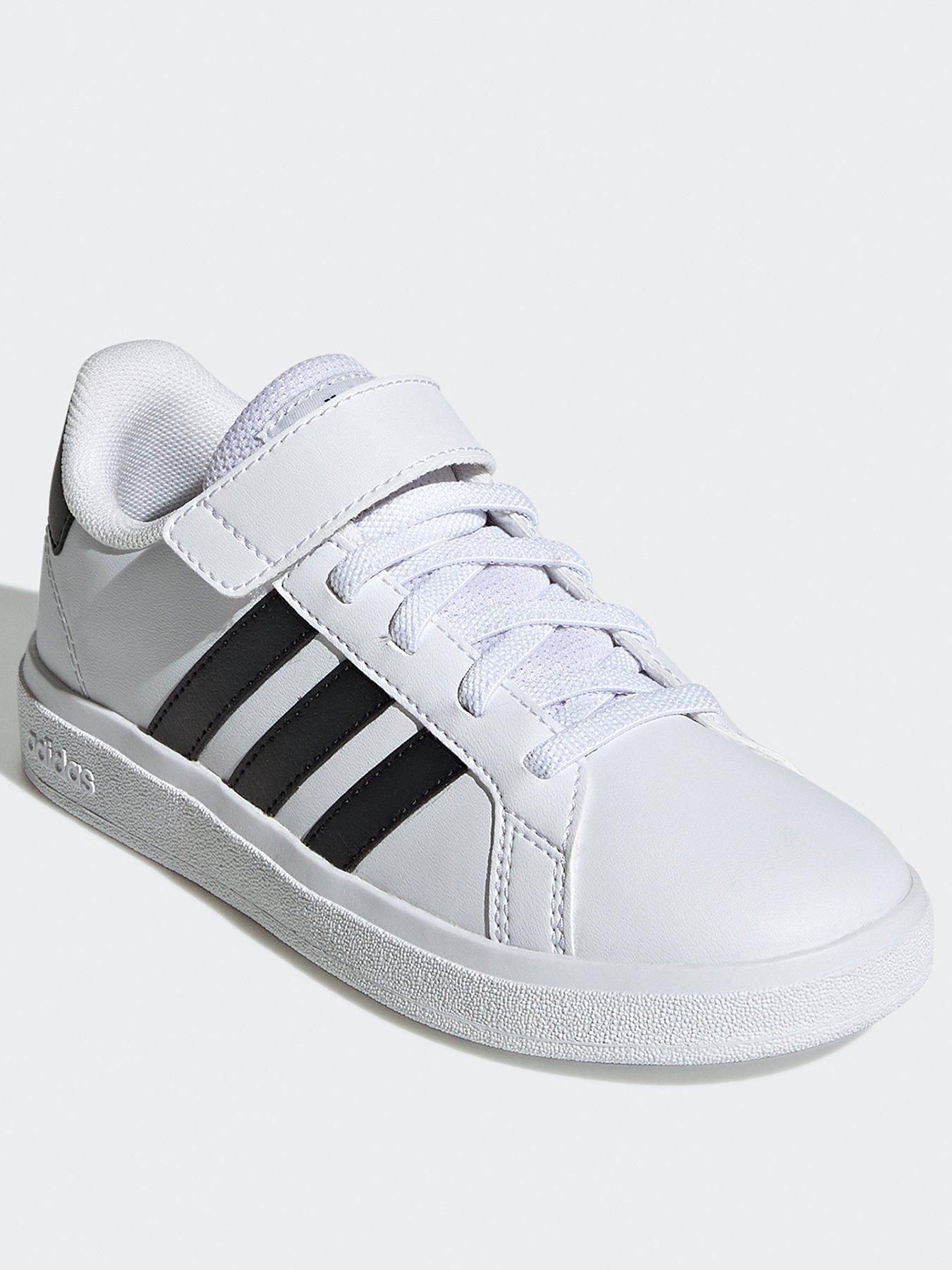Adidas grand court k junior trainers sale
