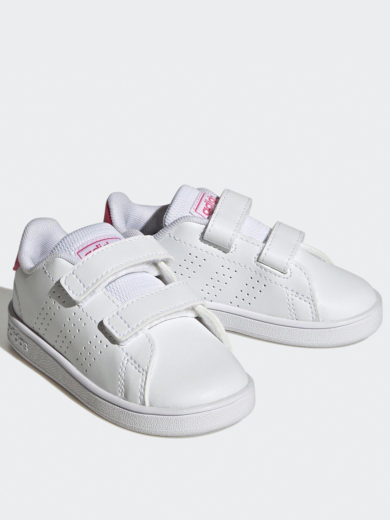 Adidas advantage hot sale infant trainers