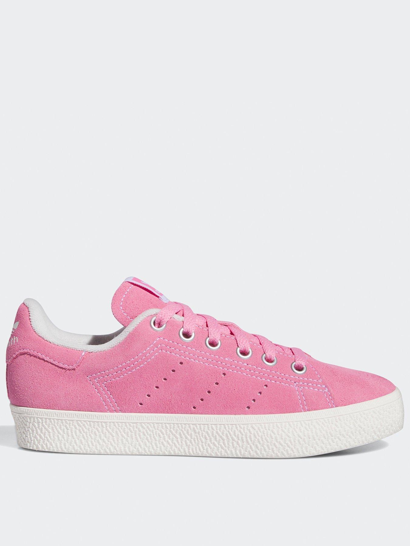 Pink adidas trainers junior online