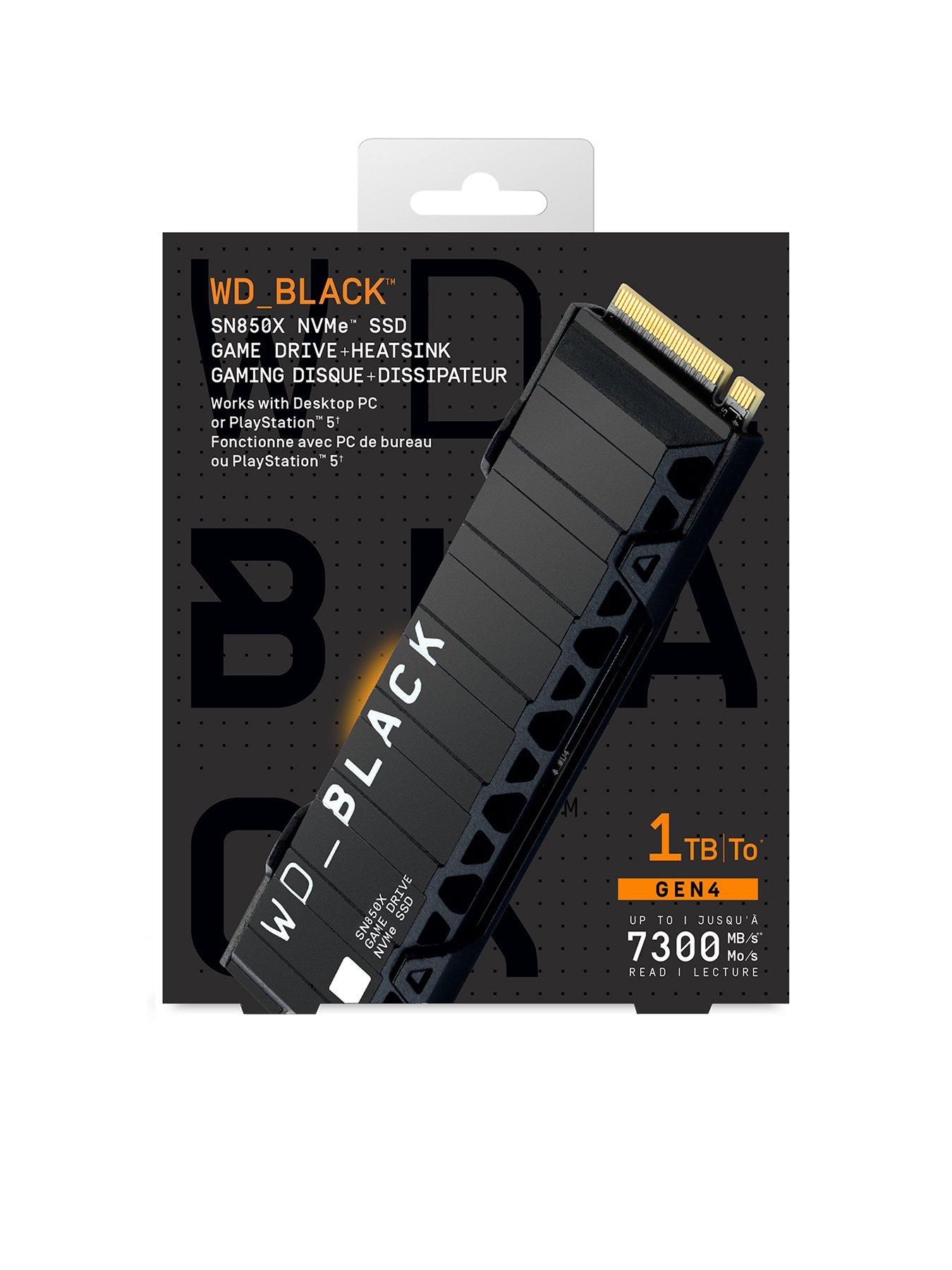 undefined WD_BLACK 1TB SN850X Heatsink SSD M.2 PCIe
