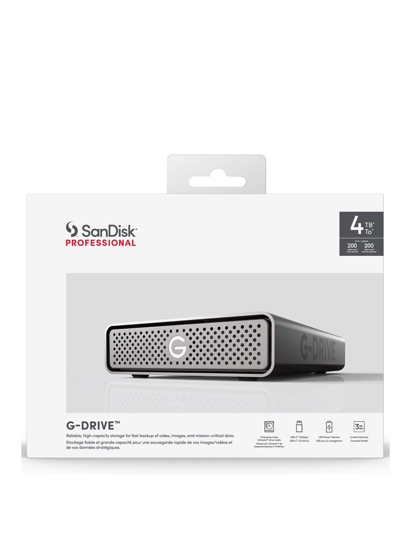 SanDisk Professional G-DRIVE 4TB - Desktop Hard Drive