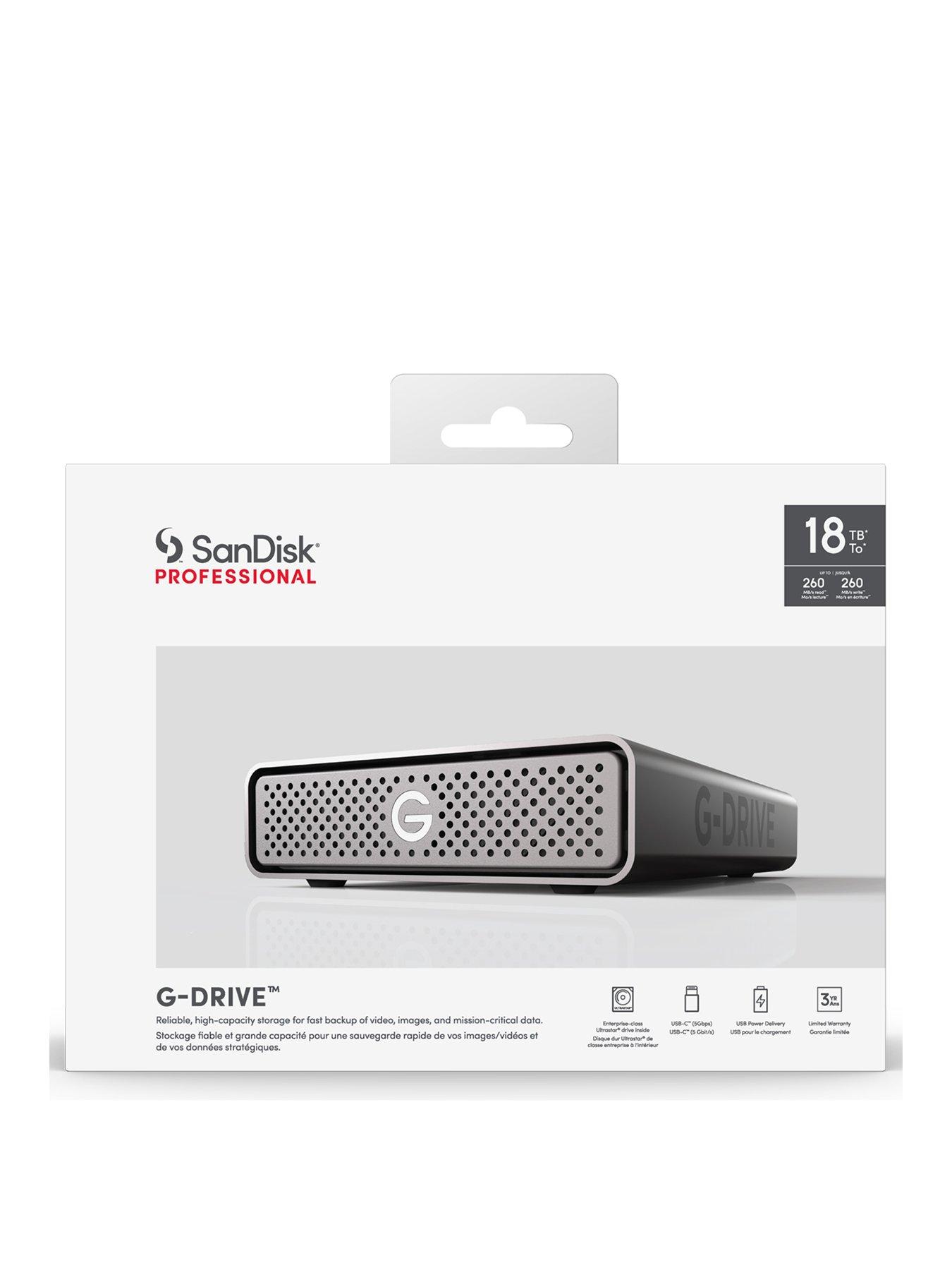 SanDisk Professional G-DRIVE 18TB - Desktop Hard Drive