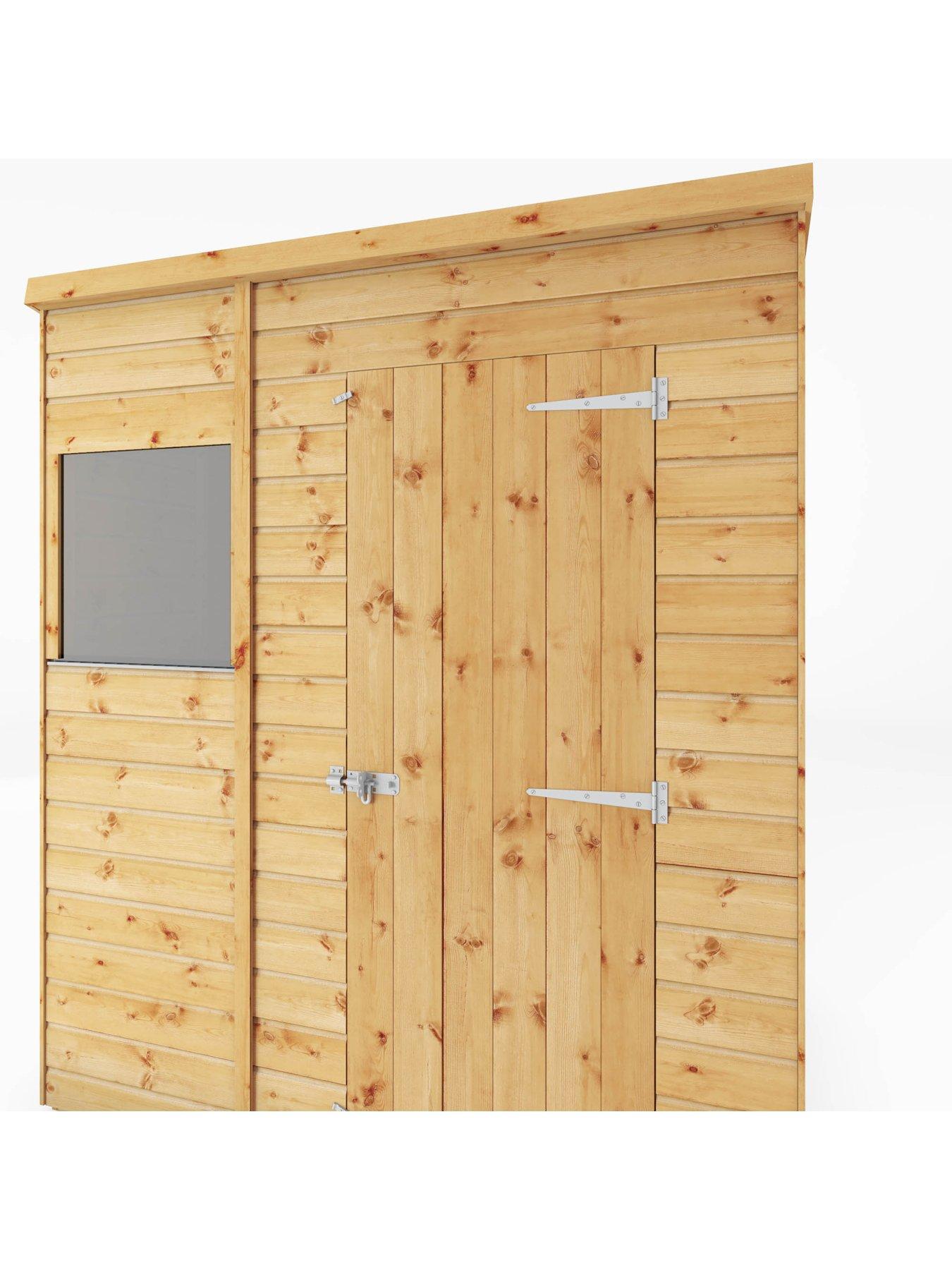  image of mercia-6-x-4ft-shiplap-pent-shed