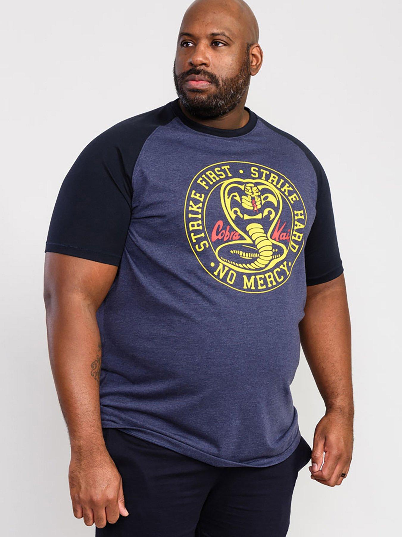 D555 Steeple Official Cobra Kai Printed T-Shirt - Blue