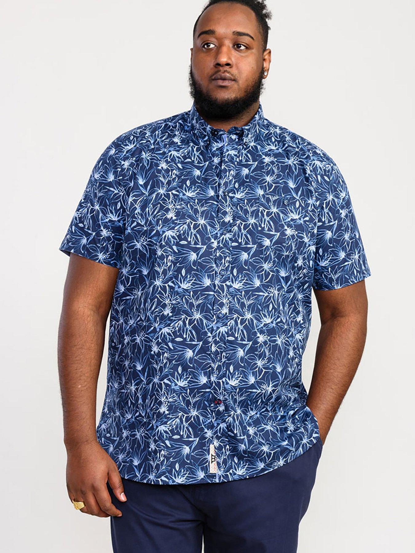D555 Padbury Floral Print Button Down Collar Shirt