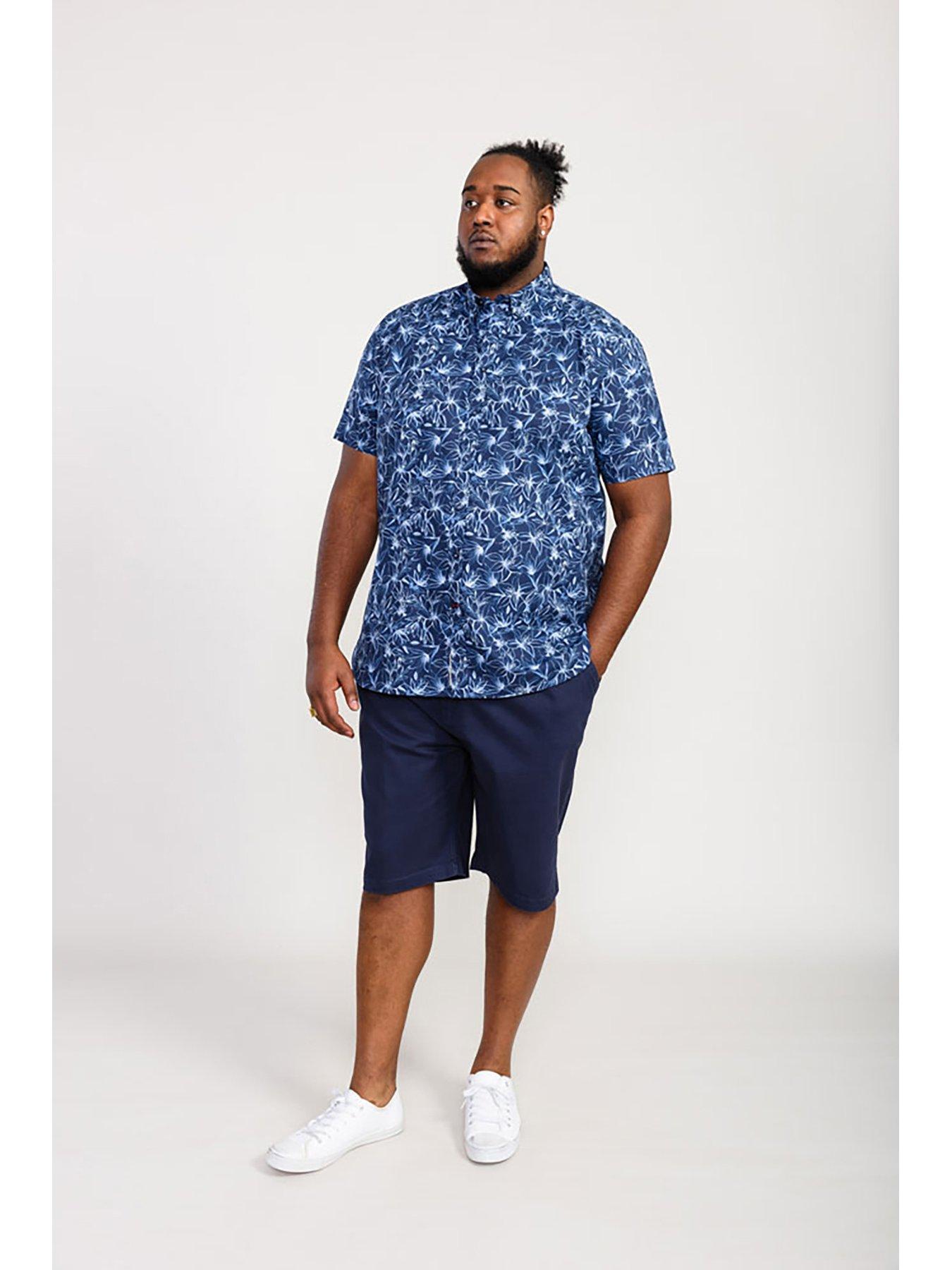 D555 Padbury Floral Print Button Down Collar Shirt