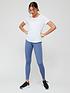  image of nike-the-one-mid-rise-leggings-blue