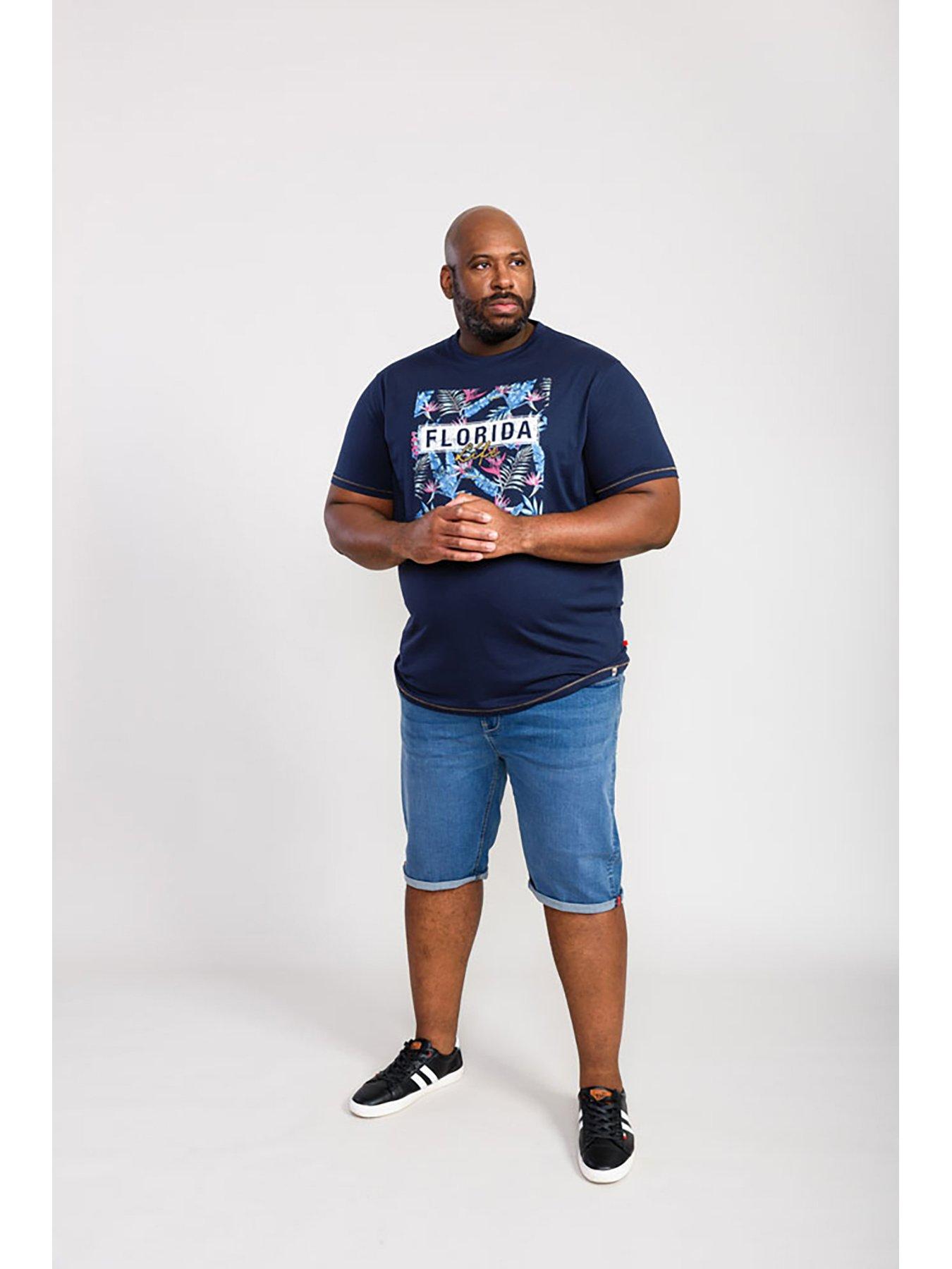Image 2 of 5 of D555 Prestwick Florida Floral Printed T-Shirt
