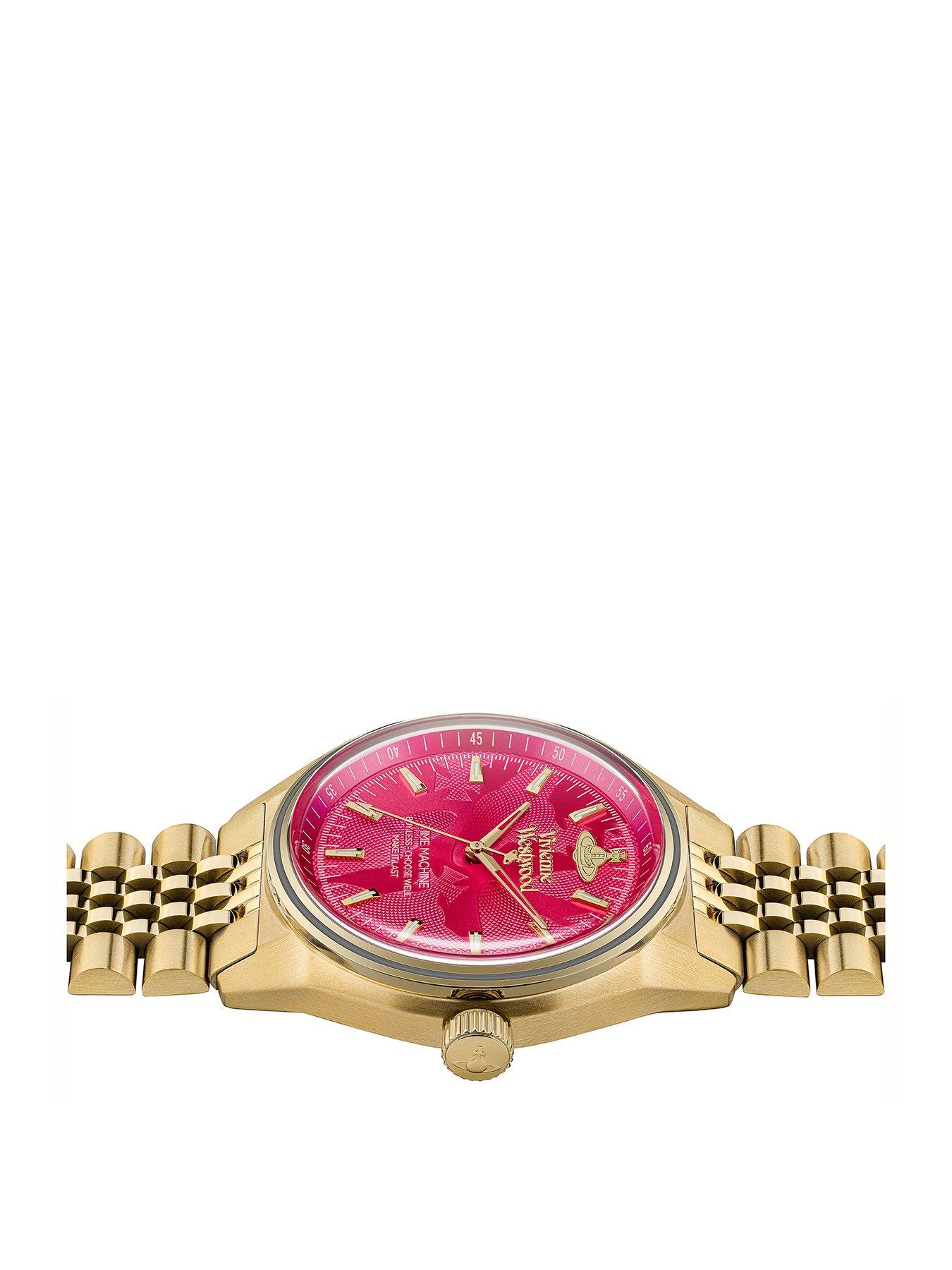 Vivienne Westwood Lady Sydenham Ladies Quartz Watch with Hot Pink