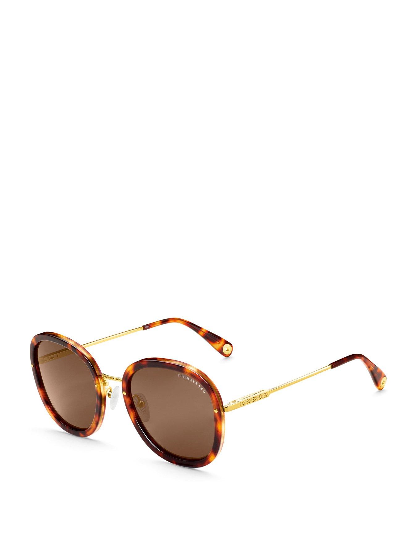 Thomas Sabo Mia Brown Oversized Sunglasses