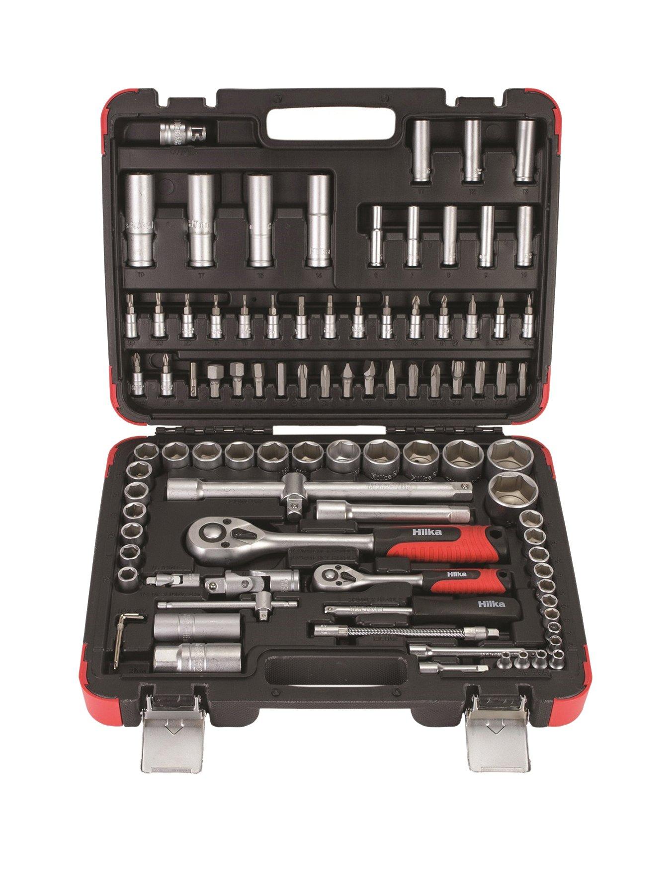 Hilka 94 pce 1/4"  &  1/2" Dr Socket Set