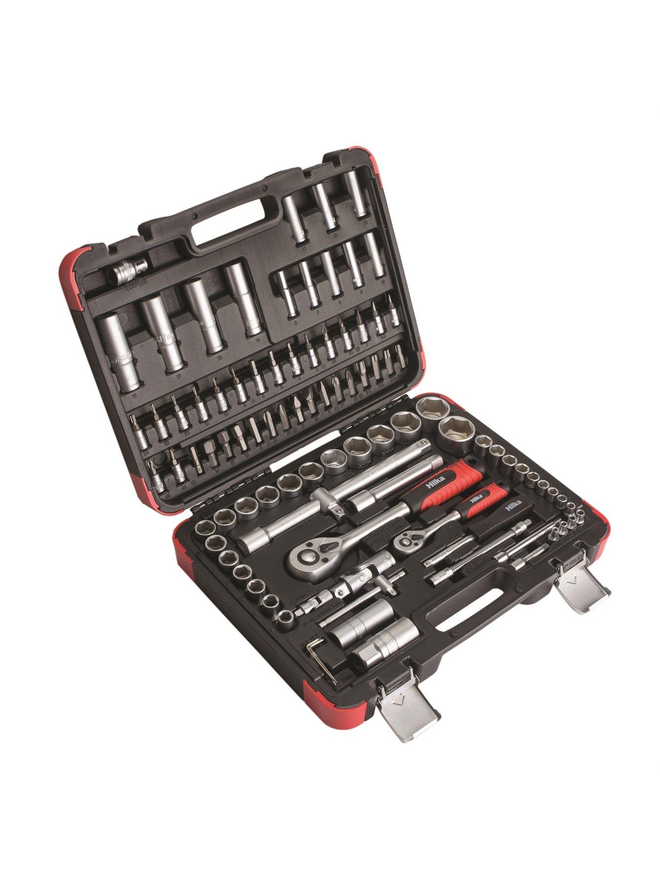 Image 3 of 4 of Hilka 94 pce 1/4" & 1/2" Dr Socket Set