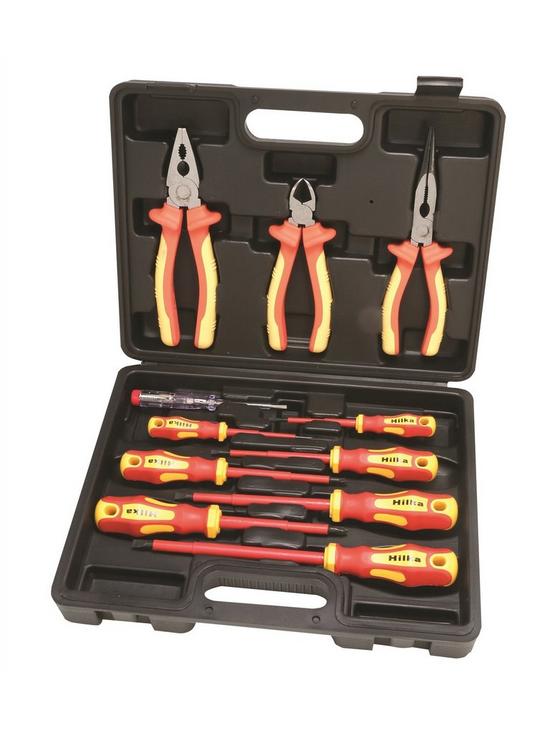stillFront image of hilka-tools-11-pce-vde-screwdriver-pliers-set