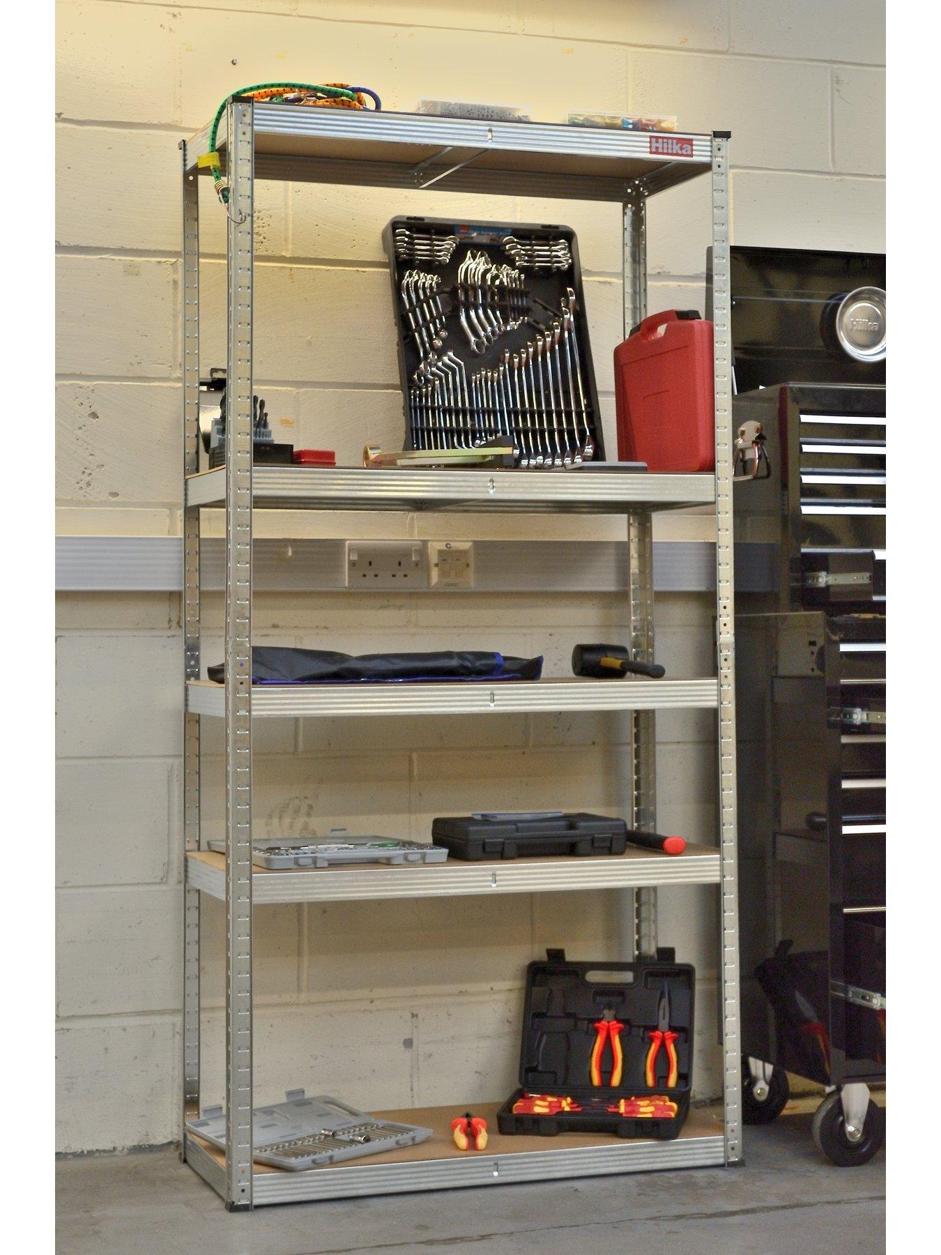 Image 4 of 5 of Hilka 175kg 5 Tier Boltless Shelving