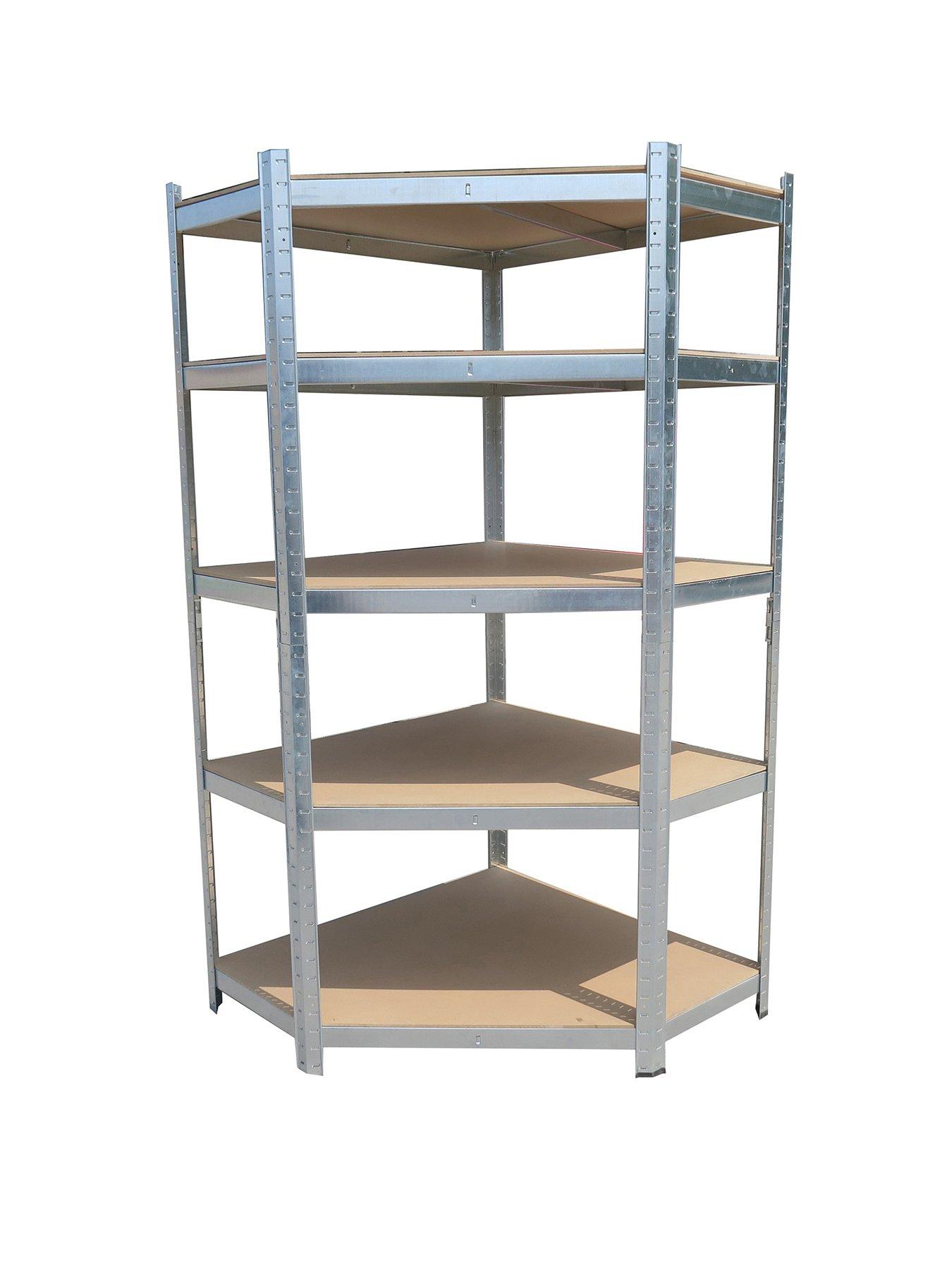 undefined 175kg 5 Tier Corner Boltless Shelving