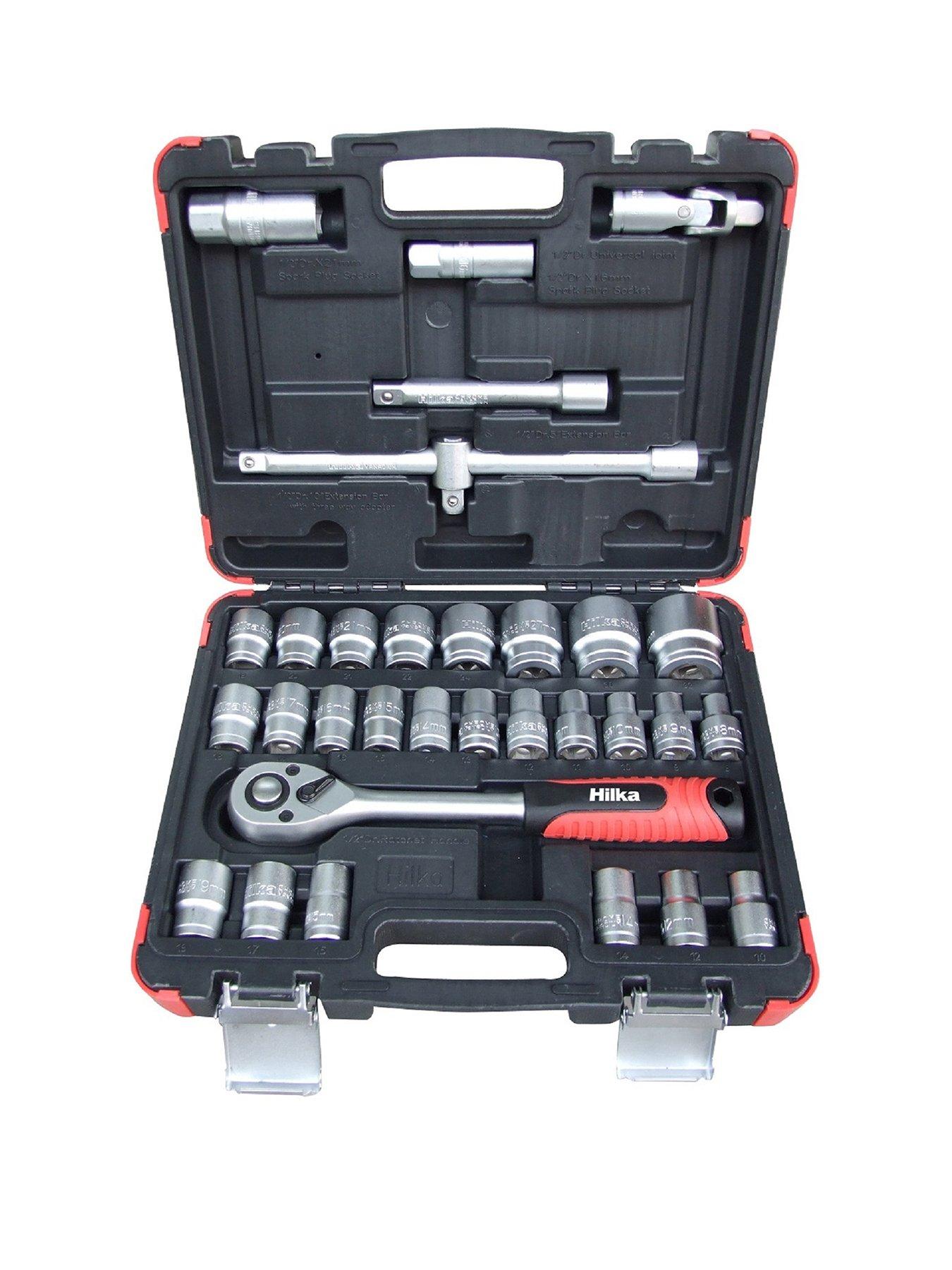 Hilka 32 pce 1/2" Drive Socket Set Metric