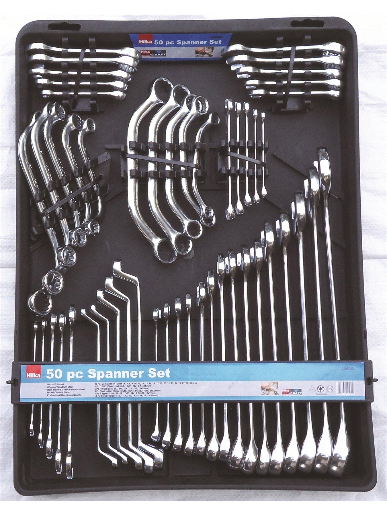  image of hilka-50-pce-spanner-set-metric
