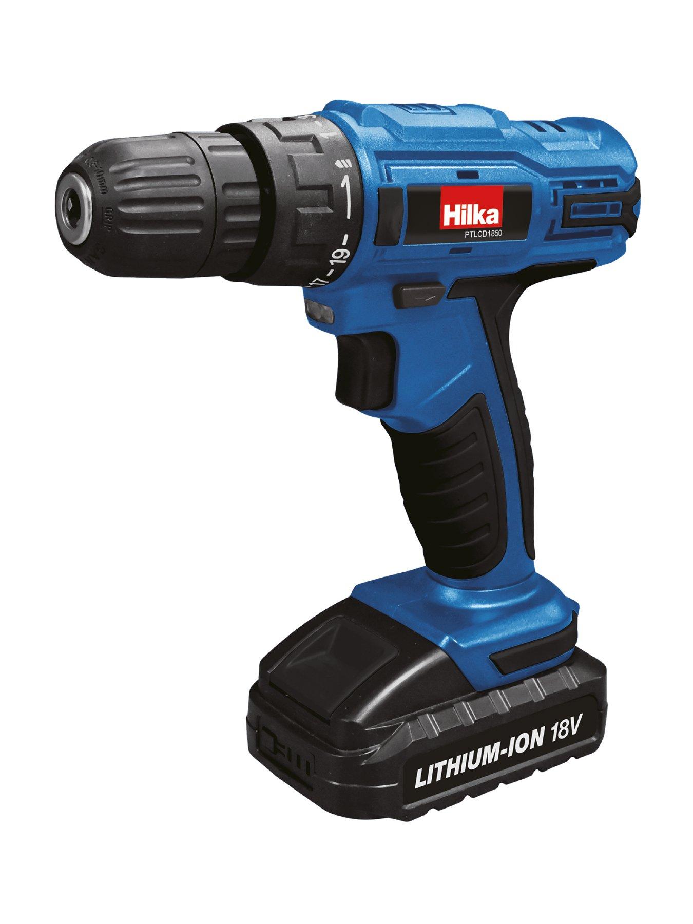 Image 3 of 4 of Hilka 18V Li-ion Cordless Drill/Driver with 50 Accessories