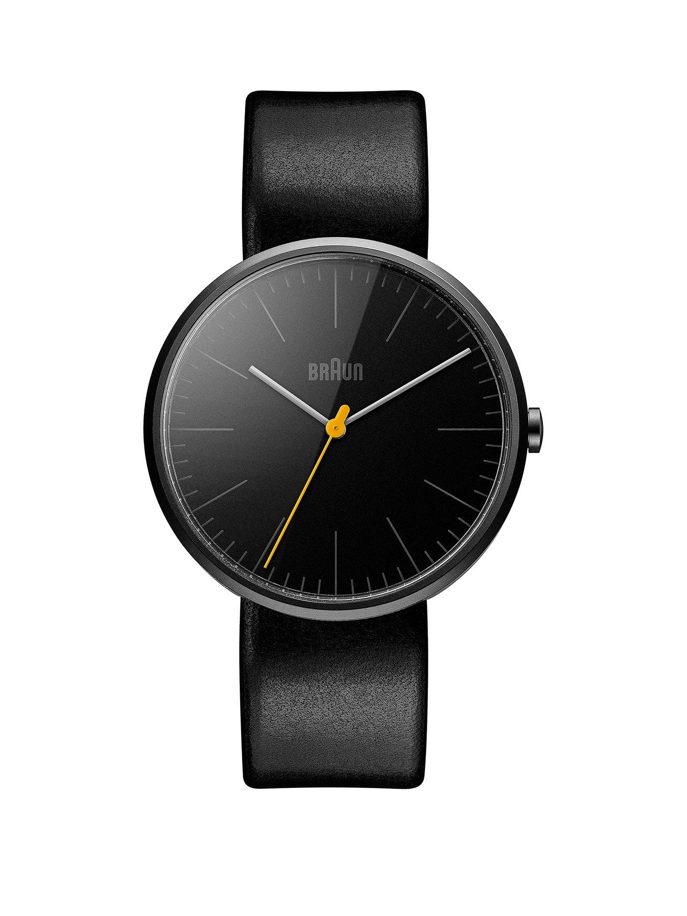 Braun BN0172 Gents Leather Strap Black Watch