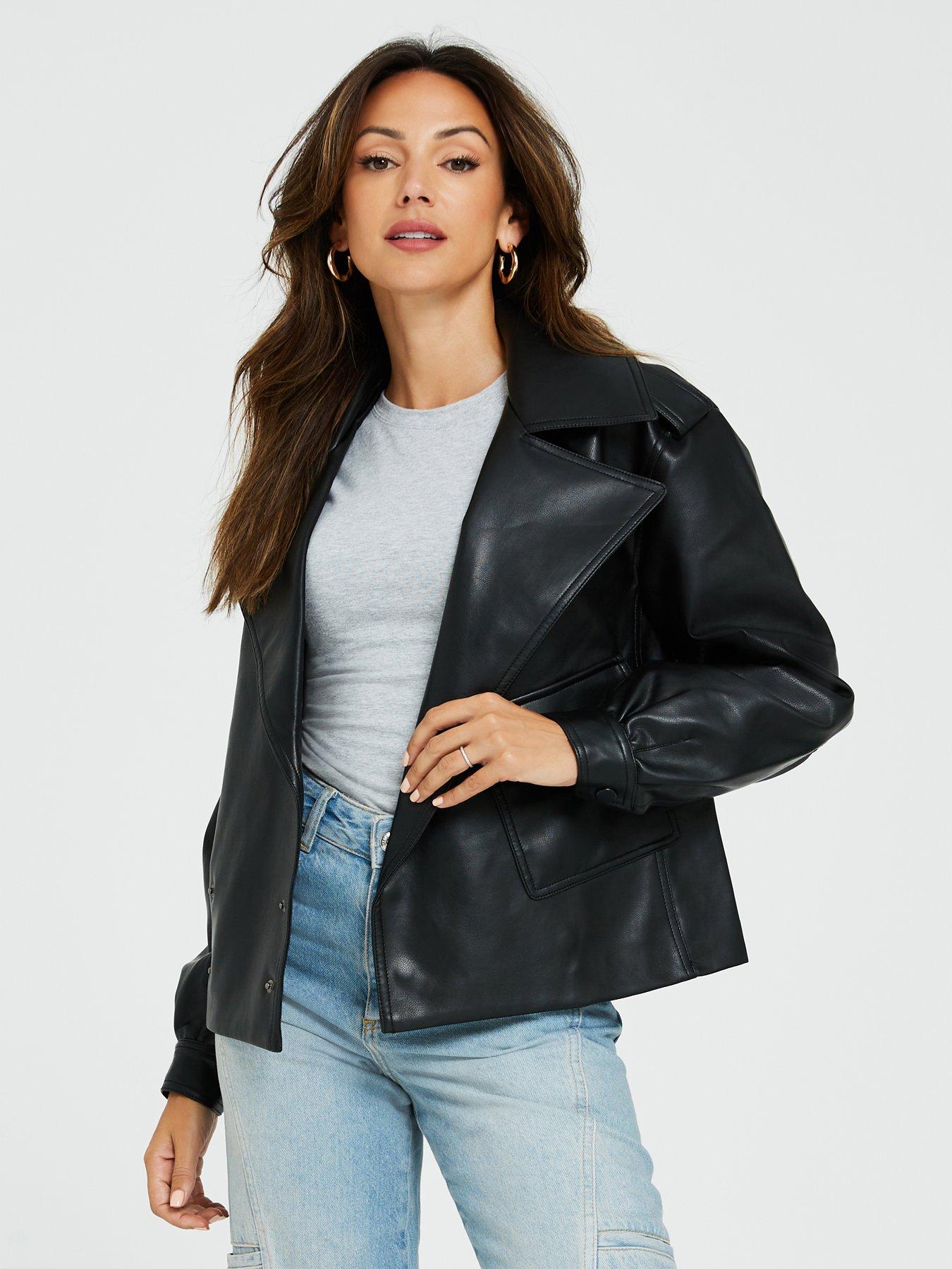 Michelle keegan leather on sale jacket