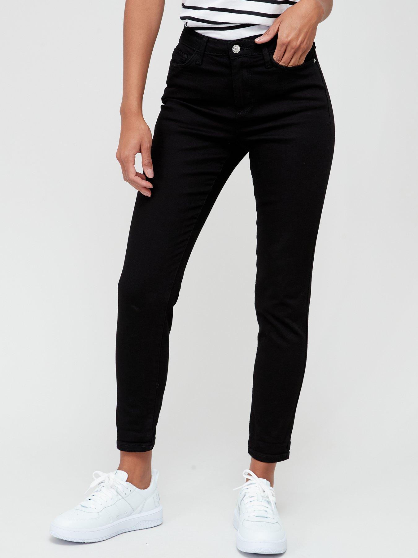 undefined Relaxed Skinny Jeans - Black