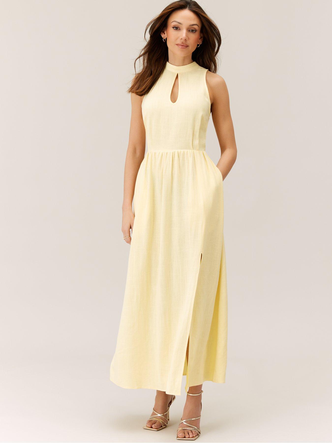 Michelle keegan sale yellow dress