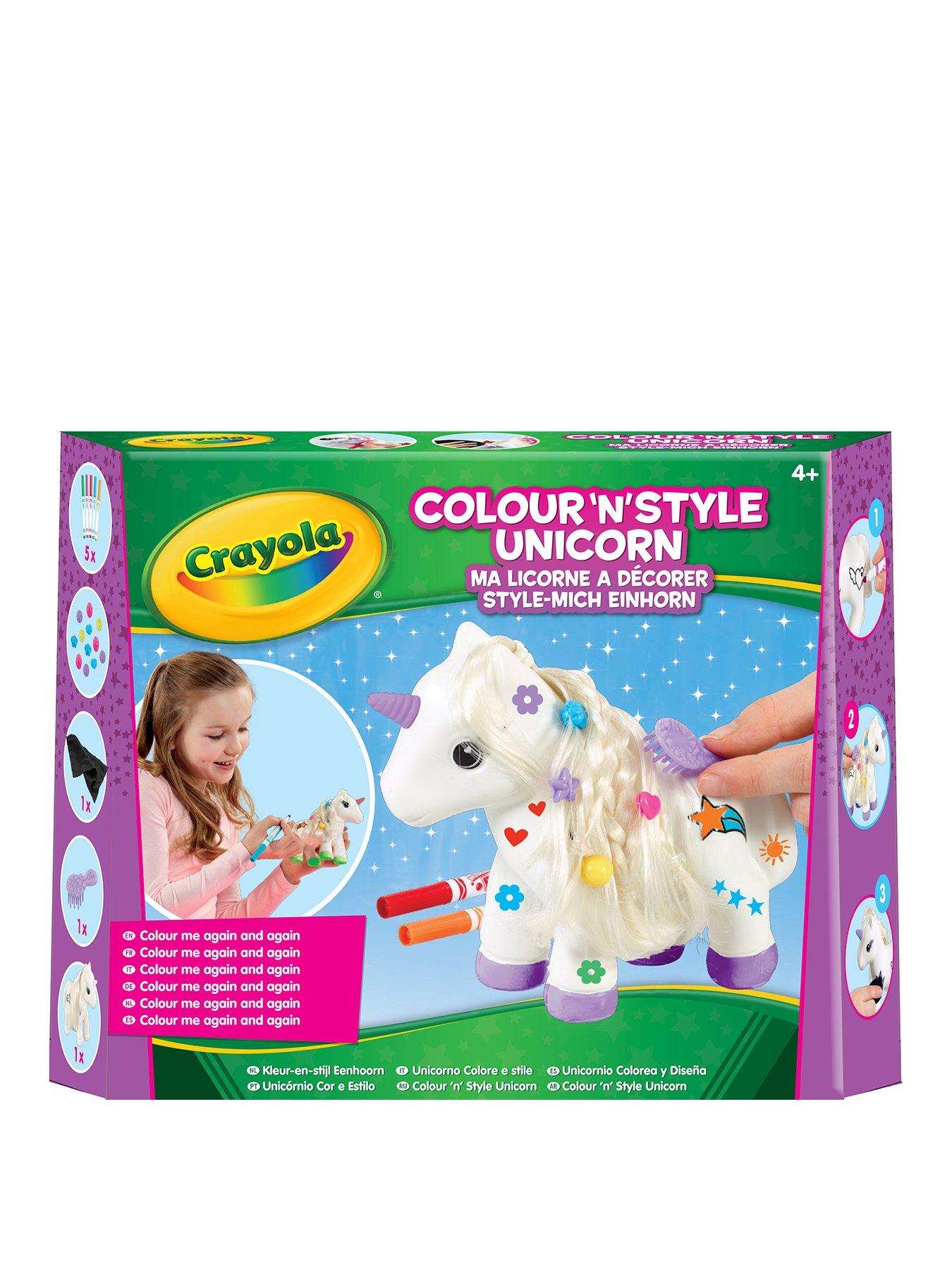 Image 1 of 3 of Crayola Colour N Style Unicorn Craft Set