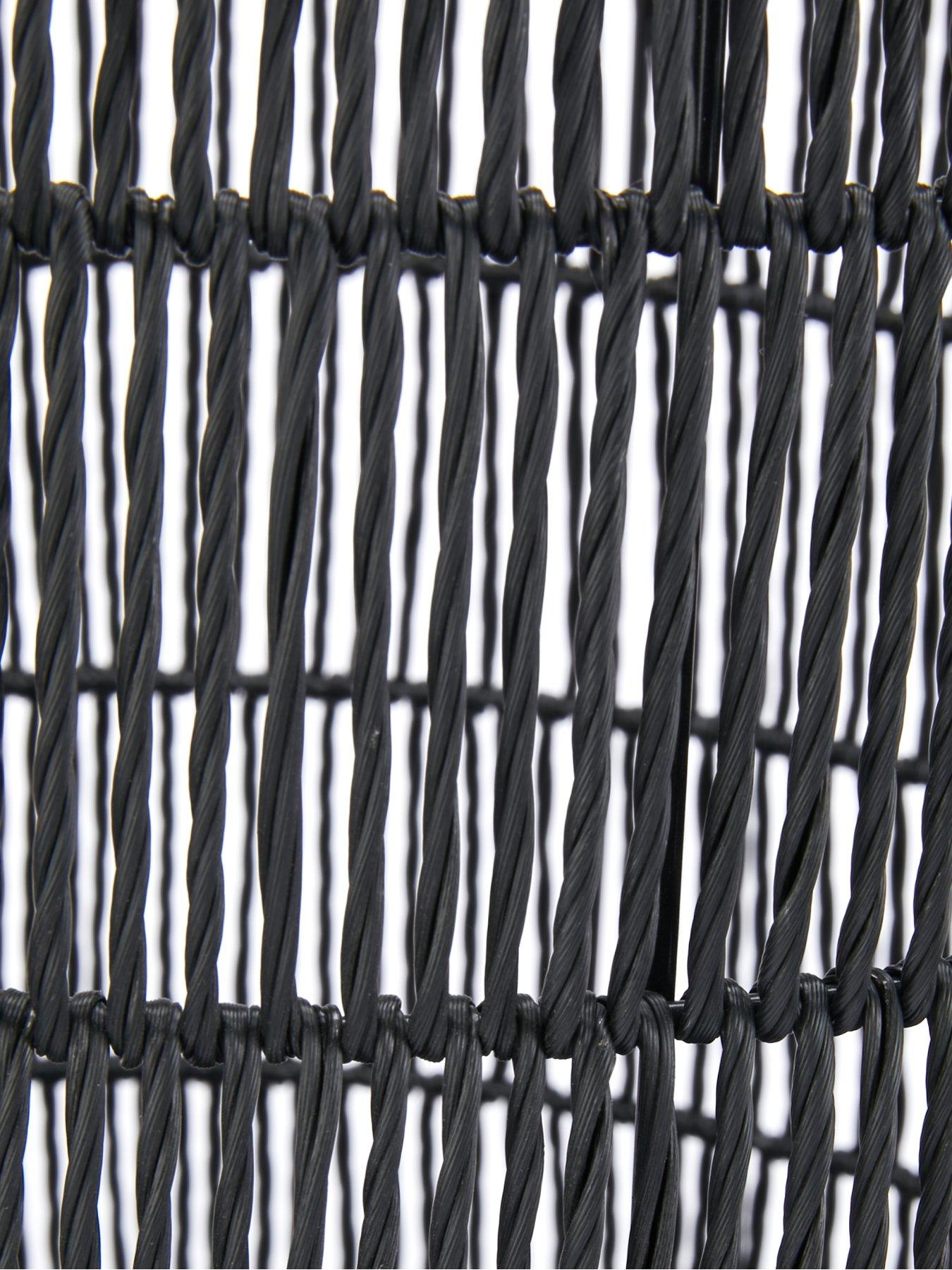  image of the-very-collection-poly-rattan-black-basket