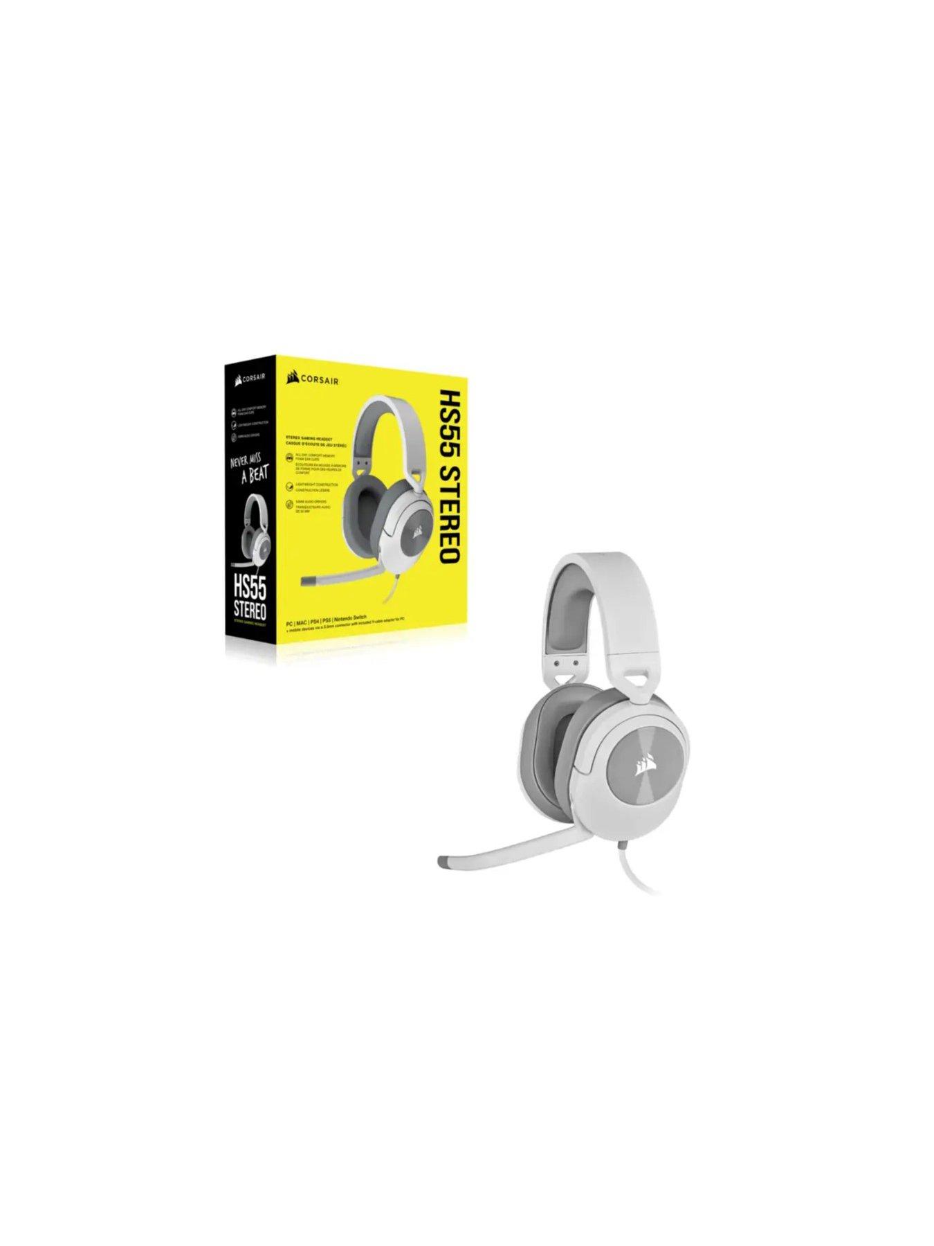  image of corsair-hs55-stereo-gaming-headset-white