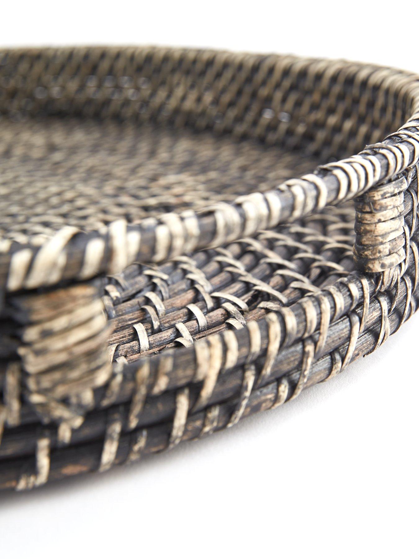 Image 5 of 6 of The Very Collection Rattan Oval Tray