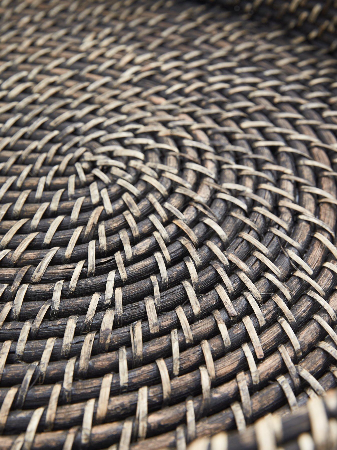 Image 6 of 6 of The Very Collection Rattan Oval Tray