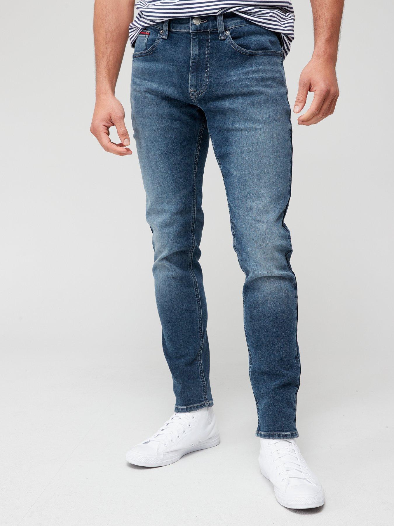 Tommy Jeans Austin Slim Tapered Cg1268 Jean - Dark Wash Blue ...