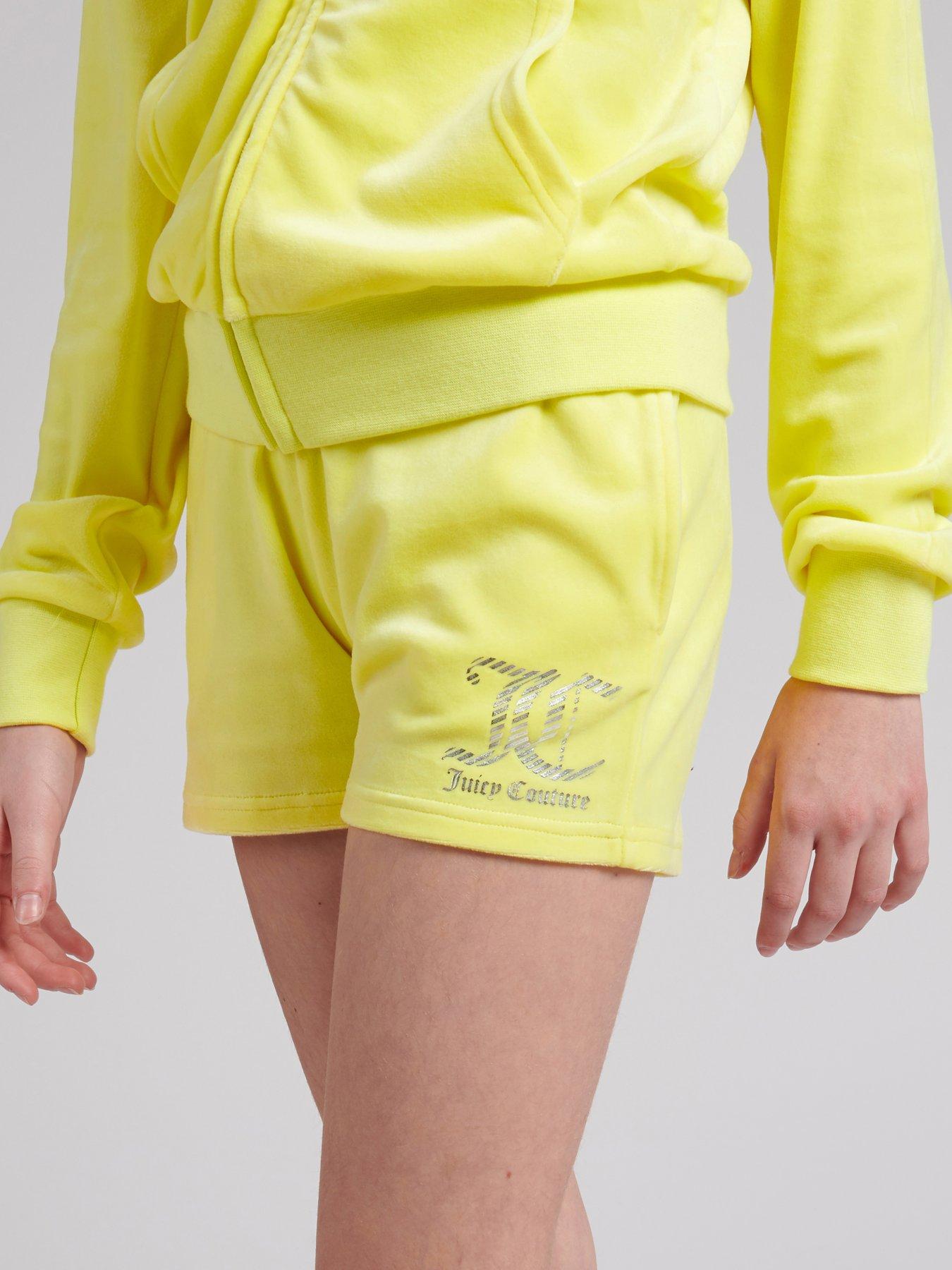 juicy couture shorts yellow