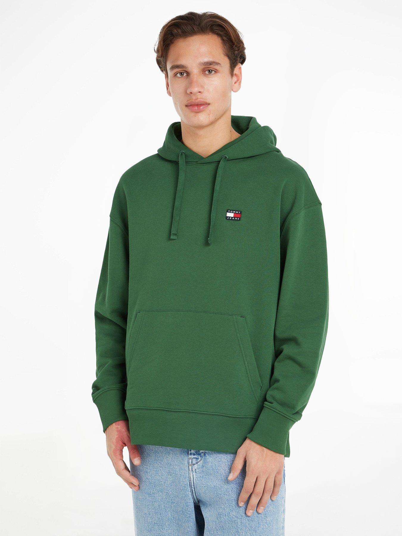 Tommy jeans best sale badge overhead hoodie