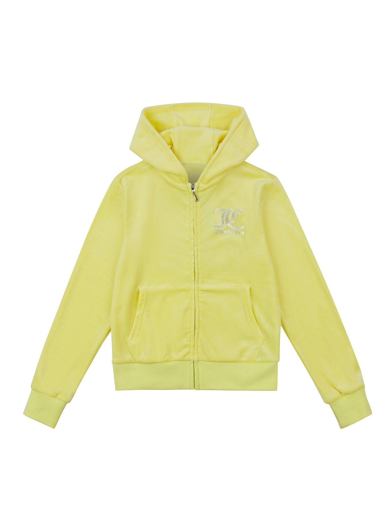 Juicy shops Couture yellow hooded sweater