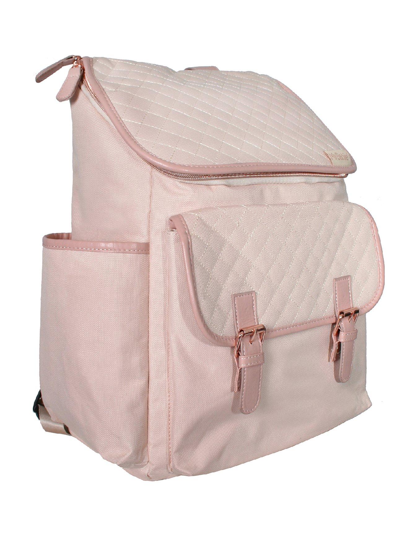  image of my-babiie-backpack-changing-bag-blush