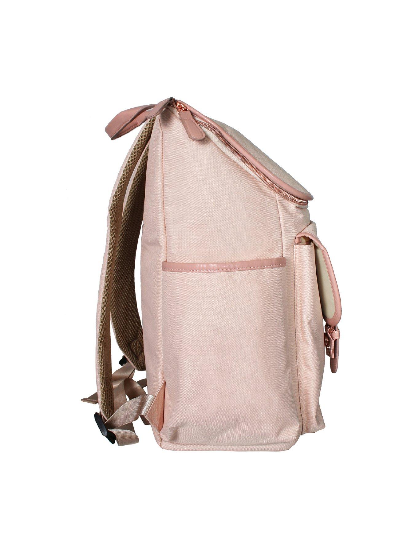  image of my-babiie-backpack-changing-bag-blush